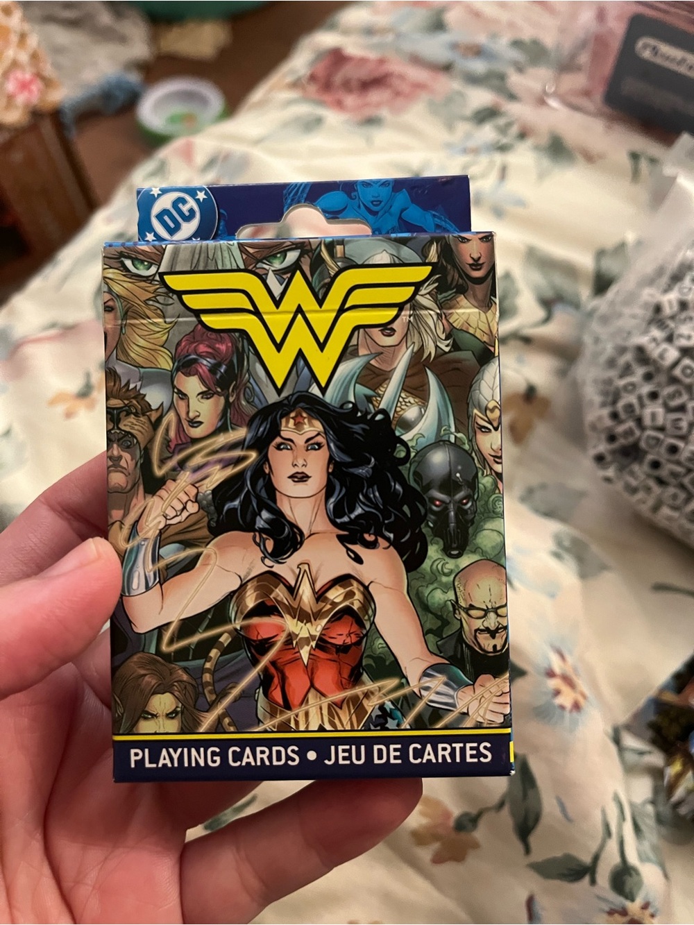 DC Wonder Woman Playing Cards - Blue, Red, Gold